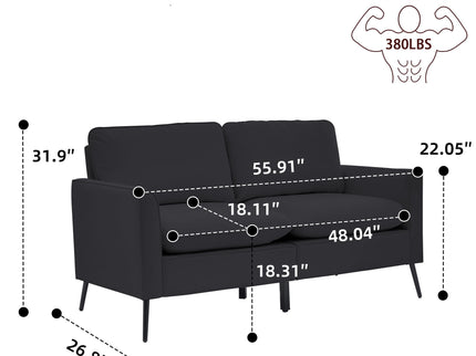 Upholstered Sofa Loveseat For Living Room