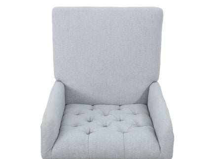 Sophisticated Tufted Dining Chair With High Back Design