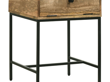Wyrik - Rectangular Side End Table - Honey
