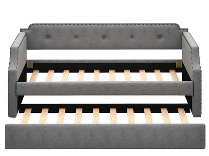 Upholstered Daybed With Trundle