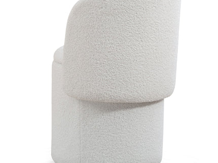 Barrel Chair & Built In Storage, 360° Swivel - Beige
