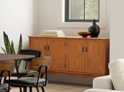 Draper - 4 Door Sideboard Buffet - Brown