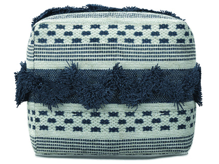Bowden - Square Pouf Ottoman - Gray