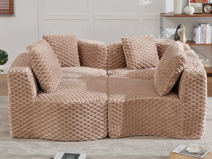 Modular Sectional Sofa With Free Combination Design