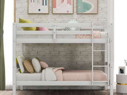 Solid Construction Bunk Bed With Ladder