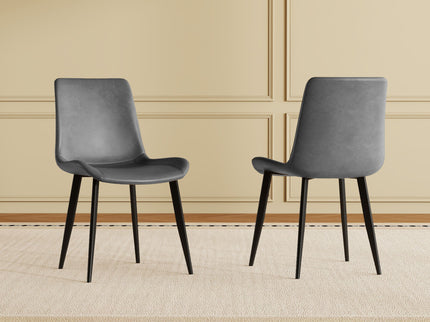 Modern Dining Chairs Ergonomic Design For Kitchen (Set of 4)