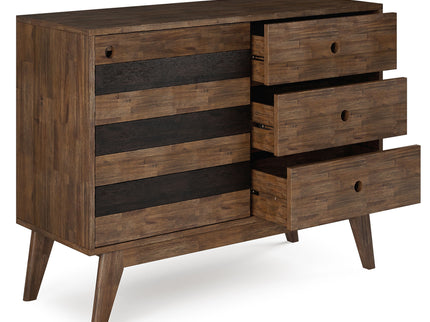 Clarkson - Medium Storage - Rustic Natural Aged Brown