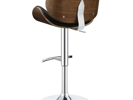 Adjustable Height Bar Stool - Black