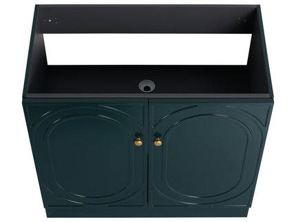 Modern Freestanding Bathroom Vanity With Soft Close Cabinet Doors