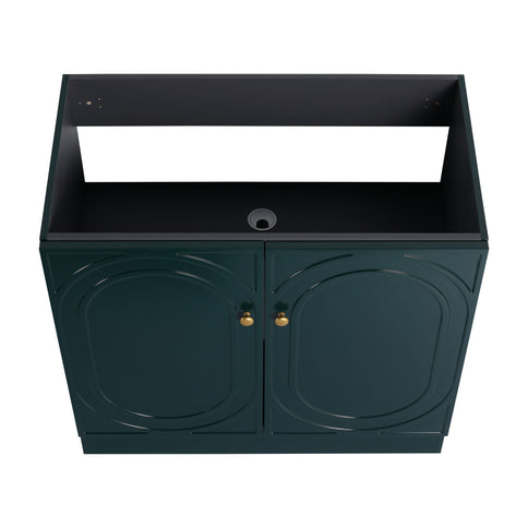 Modern Freestanding Bathroom Vanity With Soft Close Cabinet Doors