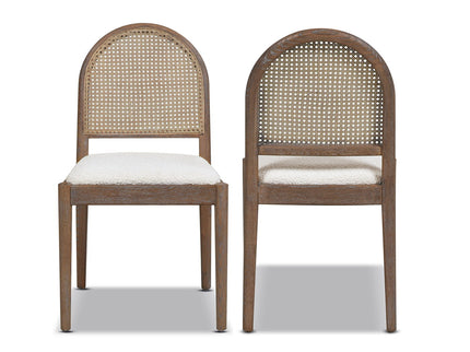 Panama - Curved Cane Side Dining Chair (Set of 2)