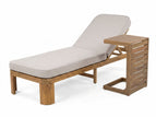 Light Brown / 2 Pc. Chaise, Table