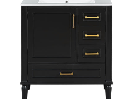 Traditional Bathroom Vanity Set With Soft Close Doors