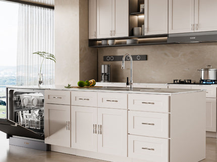 Shaker Wall Cabinet With Soft Close Hinges, Adjustable Shelves, Double Door