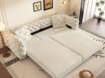 3-In-1 Convertible Sleeper Sofa