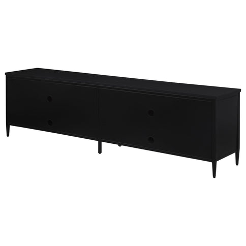 Kenneth - 4 Door TV Stand - Black
