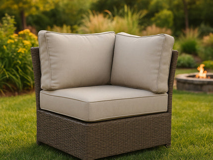 Shick - Corner Wedge Patio Chair With Cushions