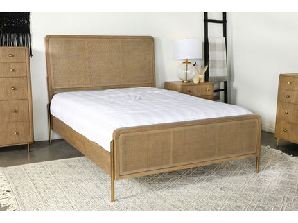 Stevie - Eastern King Panel Bed - Sand