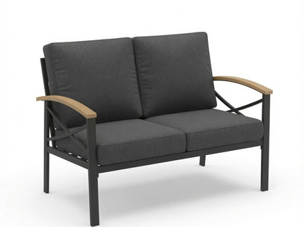 Outdoor Loveseat With Washable Cushions