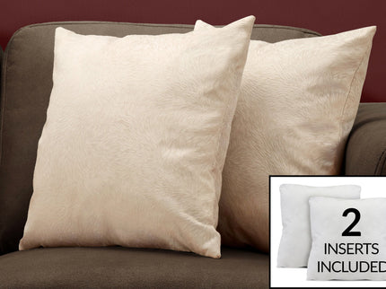 Pillows, Square, Insert Included, Decorative Throw, Hypoallergenic, Modern