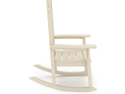 Traditional Porch Rocker Classic HDPE Poly Lumber For Porch, Patio, And Garden Comfort