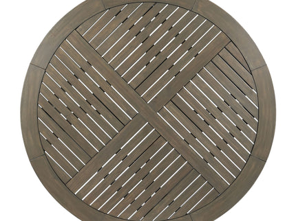 Hermosa - Outdoor Acacia Wood Table Circular Design