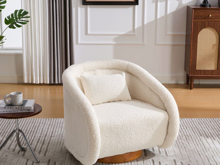 Swivel Accent Chair With 360 Degree Rotating