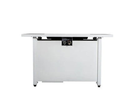Rectangular Fire Pit With Frame Elegant Design