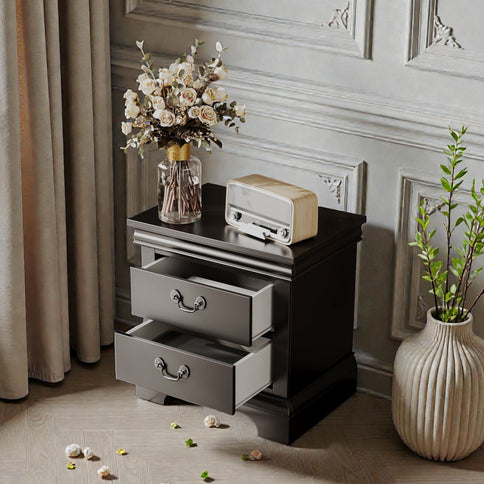 Nightstand With 2 Drawers