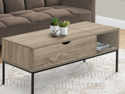 Table, Rectangular, Cocktail, Functional Lift-Top, Contemporary & Modern