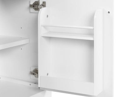 20" Bathroom Vanity With Sink, Soft Closing Cabinet Door, Adjustable Shelf & Storage Rack - White