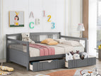 Dark Gray / Full / 2 Drawers