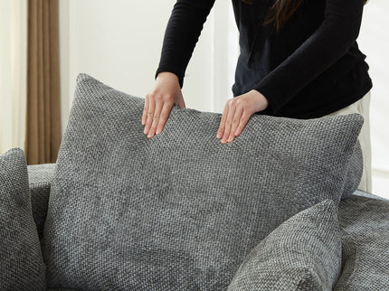 Single Sofa, Sleeper Chair For Living Room - Gray