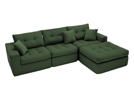 Corner Chaise L-Shaped Sectional Sofa Bed