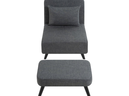 3 In 1 Foldable Chaise Lounge With Adjustable Backrest