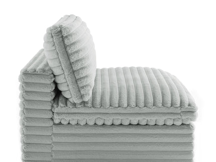 Jenny - Armless Slipper Chair - Gray