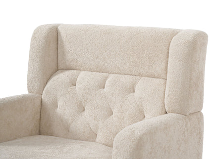 Modern Tufted Upholstered Accent Chair For Living Room