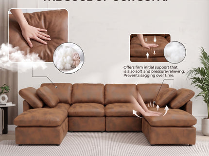 Deep Modular Cloud Sofa, Freely Configurable