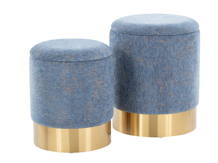 Marla - Contemporary Nesting Ottoman Set