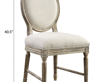 Upholstered Dining Chairs (Set of 2) - Brown
