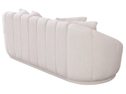 Maximilian - Modern Japandi Style Tight Back Boucle Couches