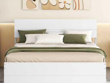 Modern Bed Frame With Headboard And Footboard