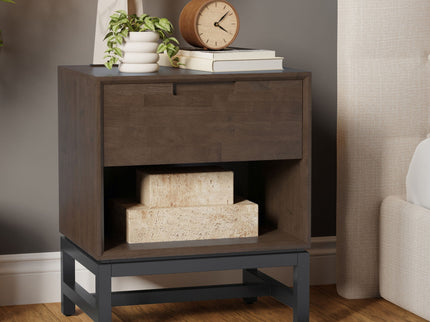 Banting - Nightstand - Walnut Brown