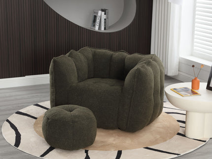 Soft Bean Bag Chair With High Resilient Foam