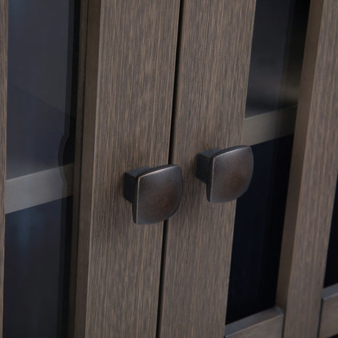 Bedford - Low Storage Media Cabinet - Farmhouse Gray
