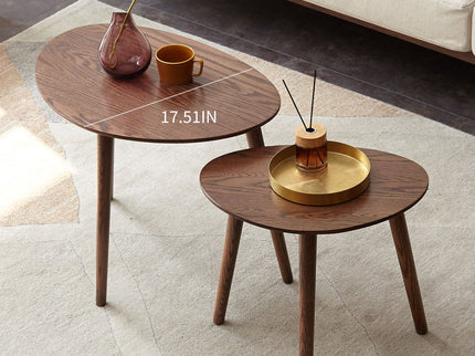 Pebble Shaped Coffee Table - Natural