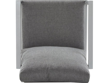 Modern Lounge Chair With Rope Accents And Cushions
