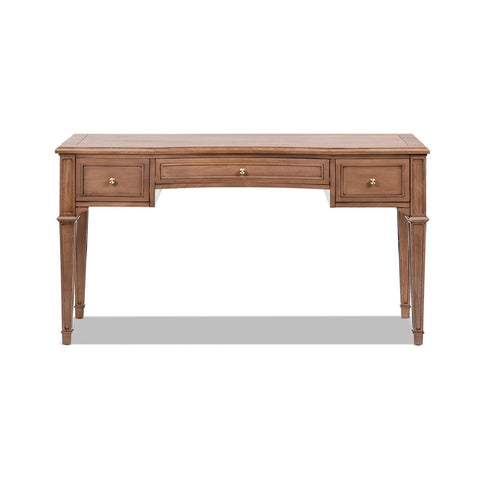 Dauphin - 3 Drawer Executive Desk - Brown