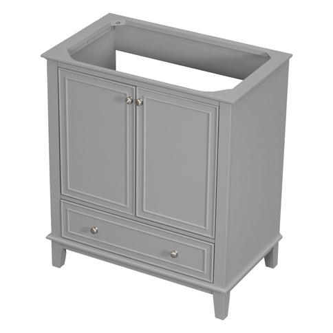 Modern Bathroom Vanity Base Only With Doors And Drawer