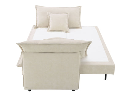 Elisea - Sleeper Sectional Sofa With 2 Toss Pillows - Beige